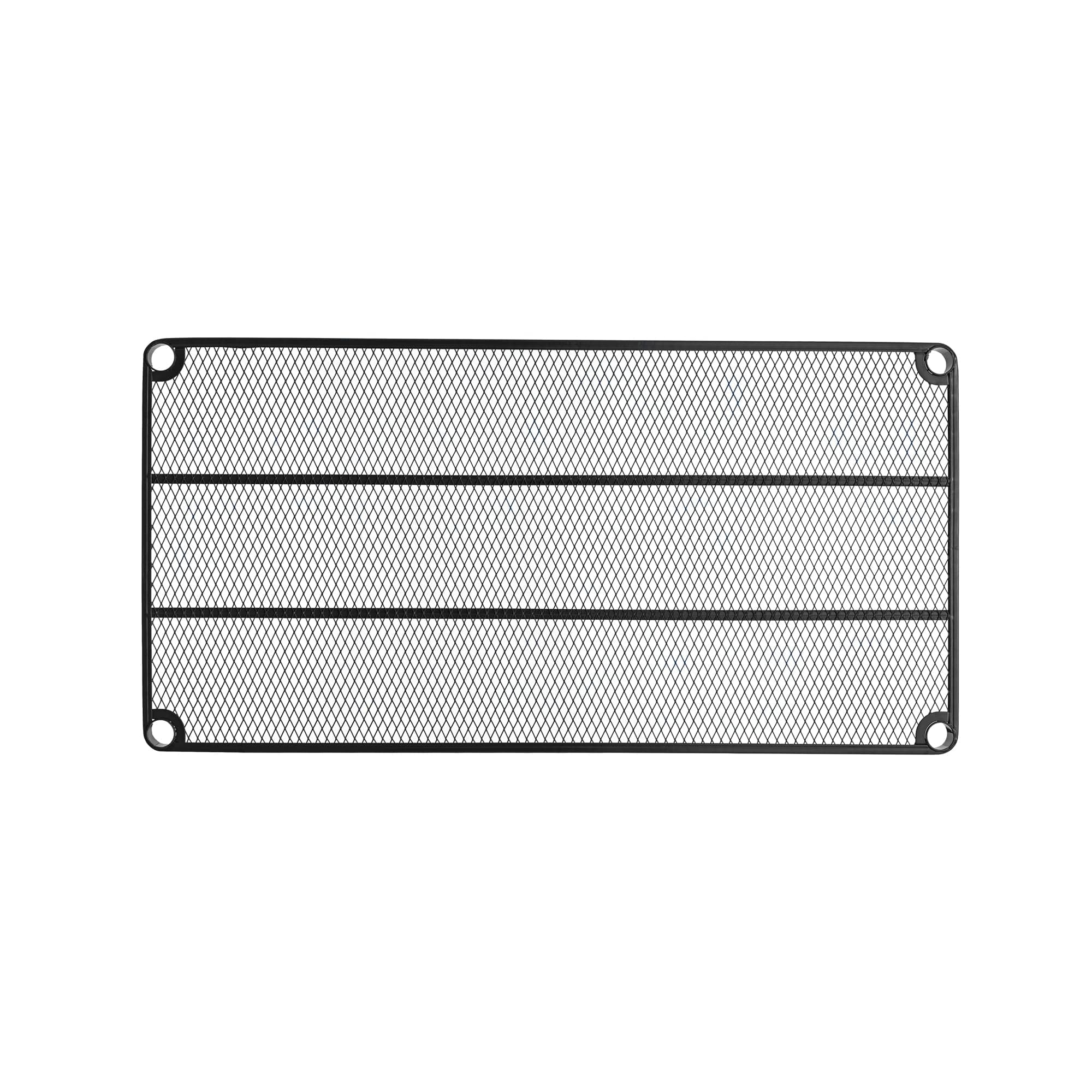 MeshWorks Utility Unit with Wood Top Black alt 0