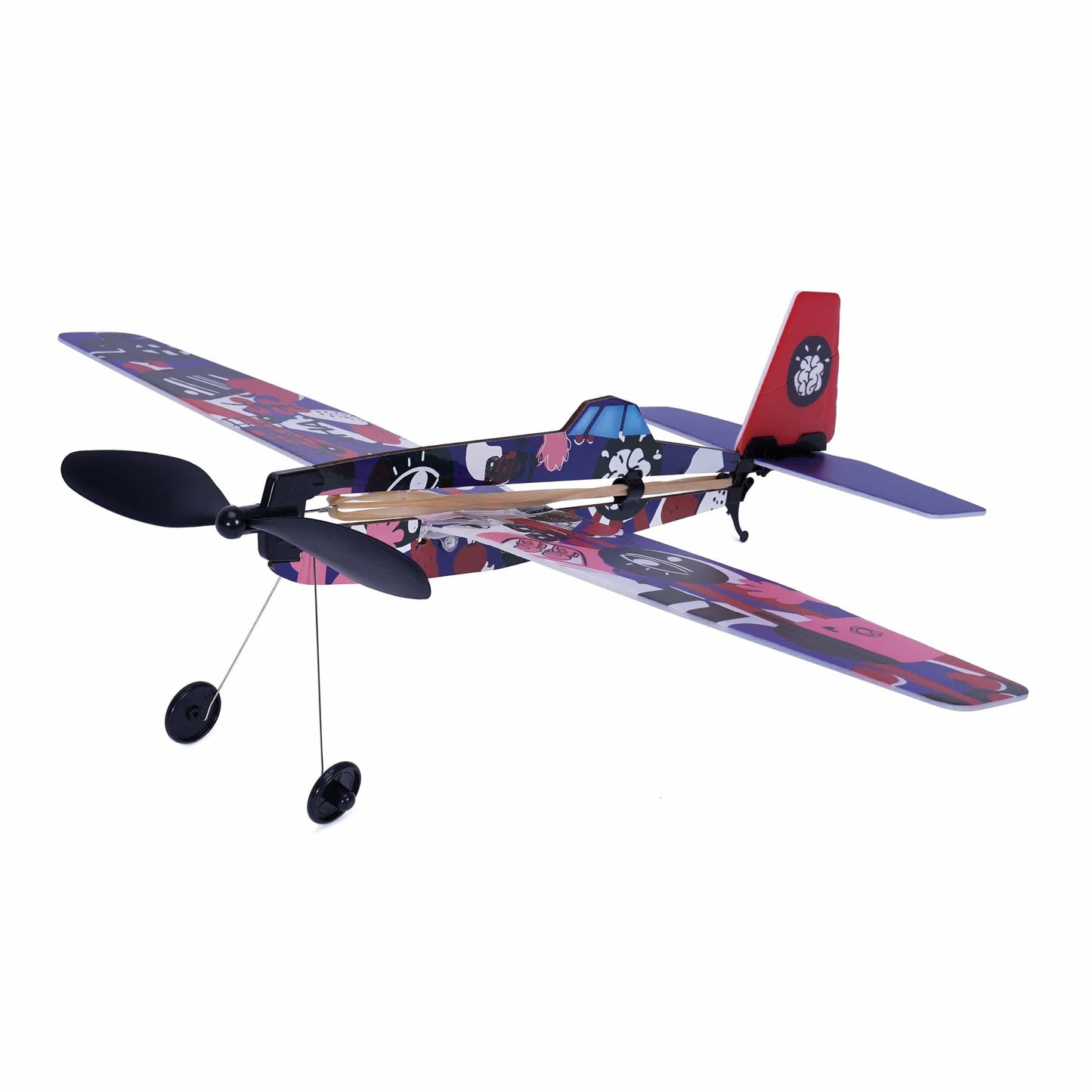 Rubberband Aeroplane Science - 3 in 1 Kit with Winder alt 2