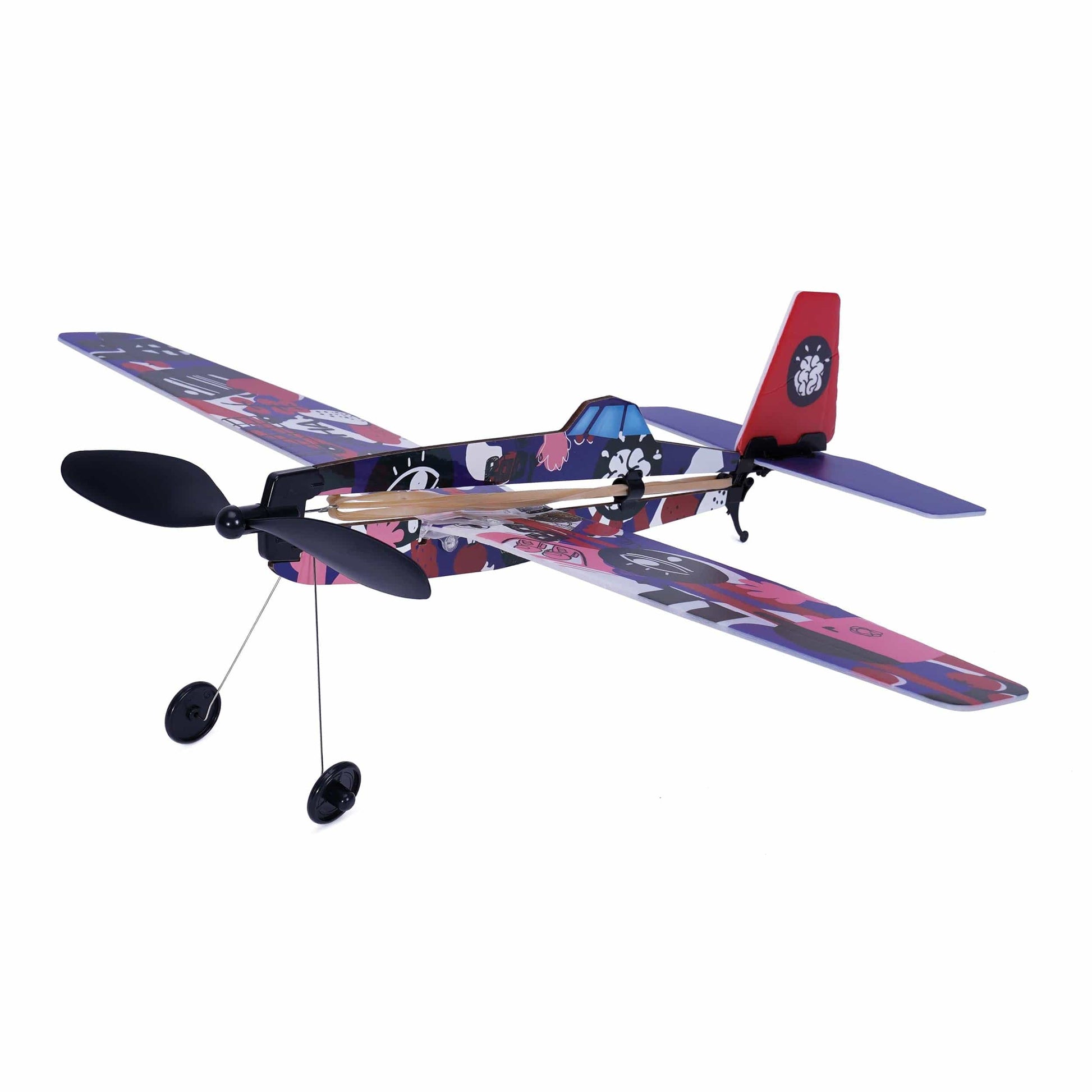 Rubberband Aeroplane Science - 3 in 1 Kit with Winder alt 2