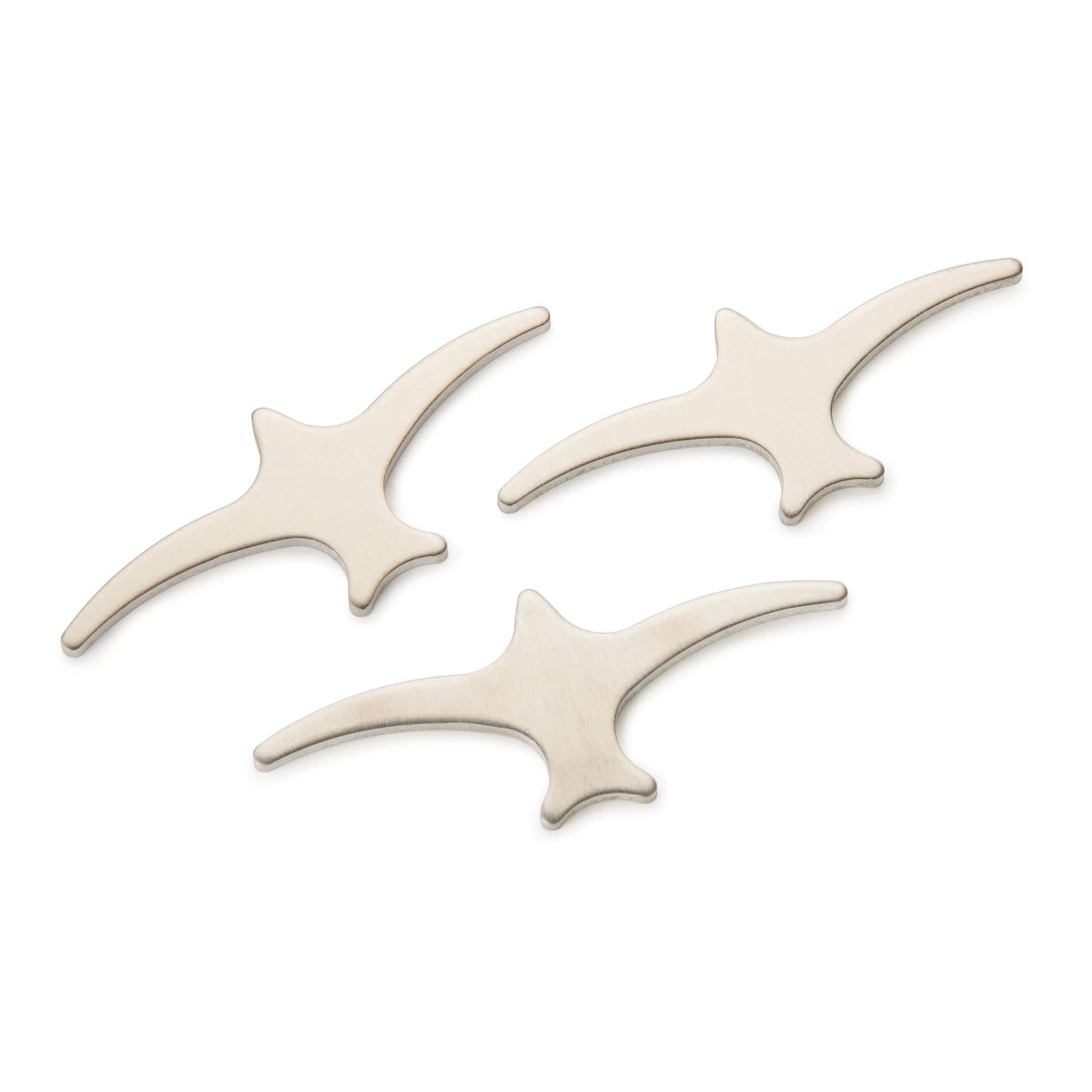 Aluminum Seagull Inlays - Small (3 per pack) alt 0