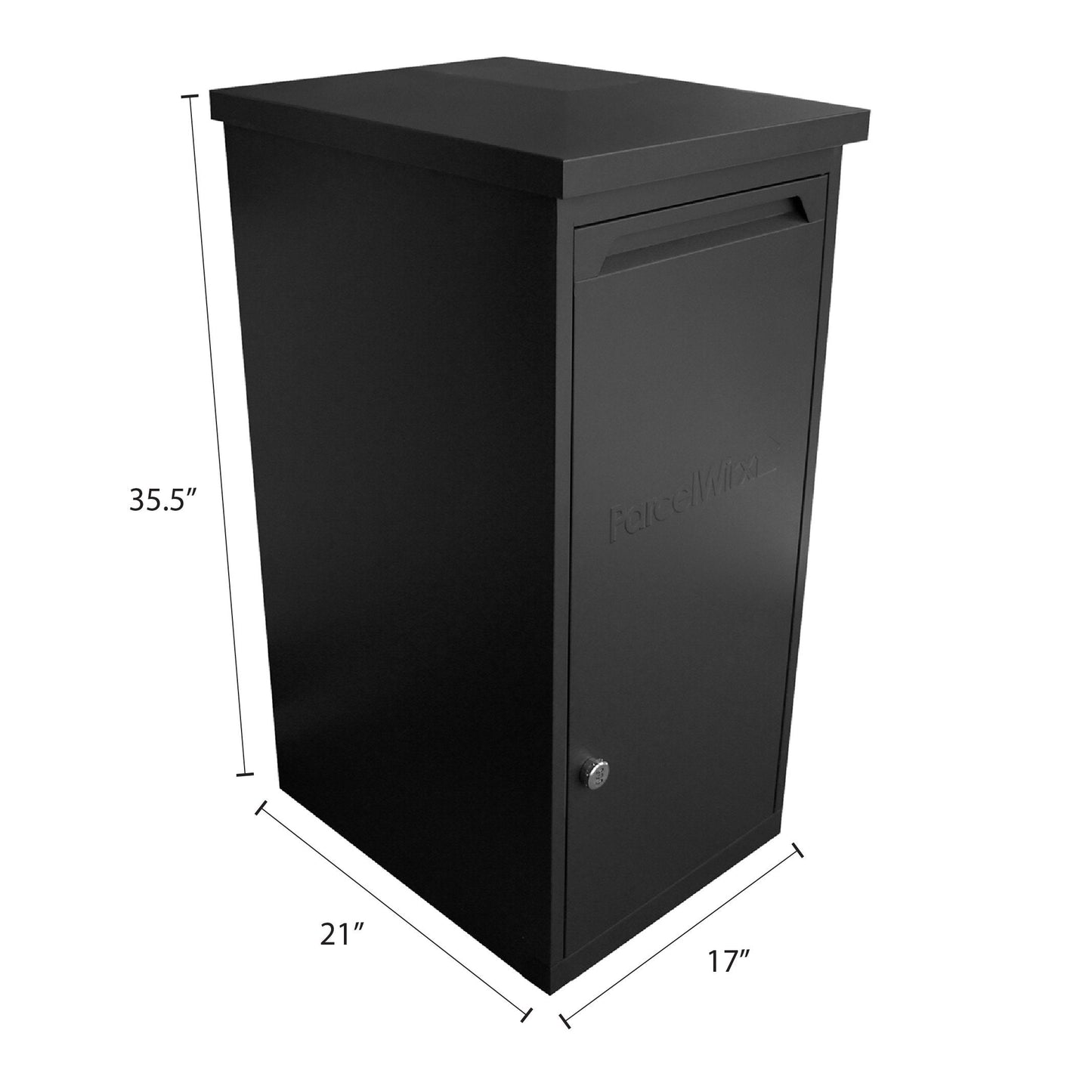 ParcelWirx Lockable Package Delivery Box Graphite alt 0