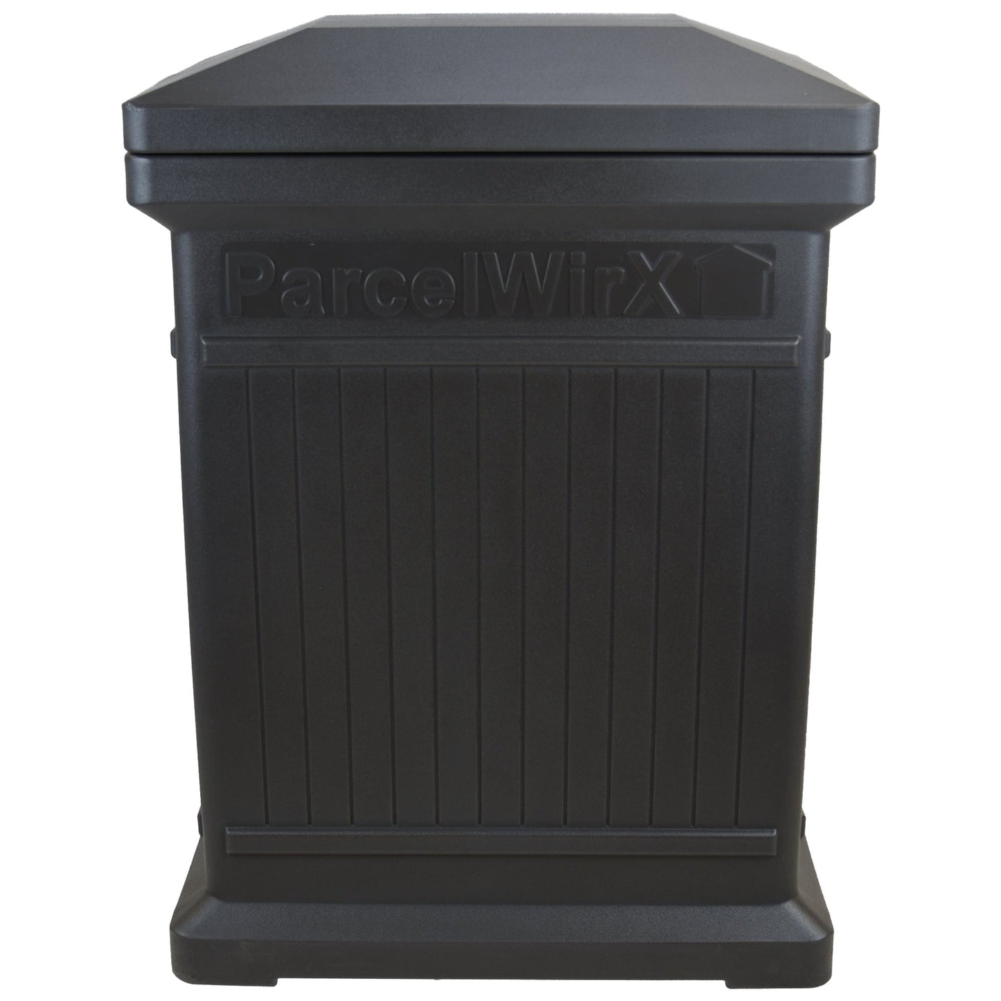 ParcelWirx Vertical Package Delivery Box with Lift Off Lid Graphite alt 0