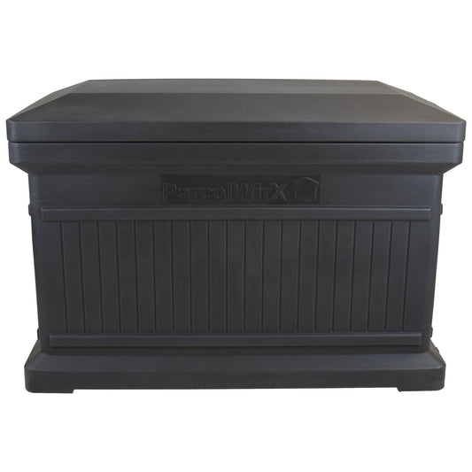 ParcelWirx Horizontal Package Delivery Box with Lift Off Lid Graphite alt 0