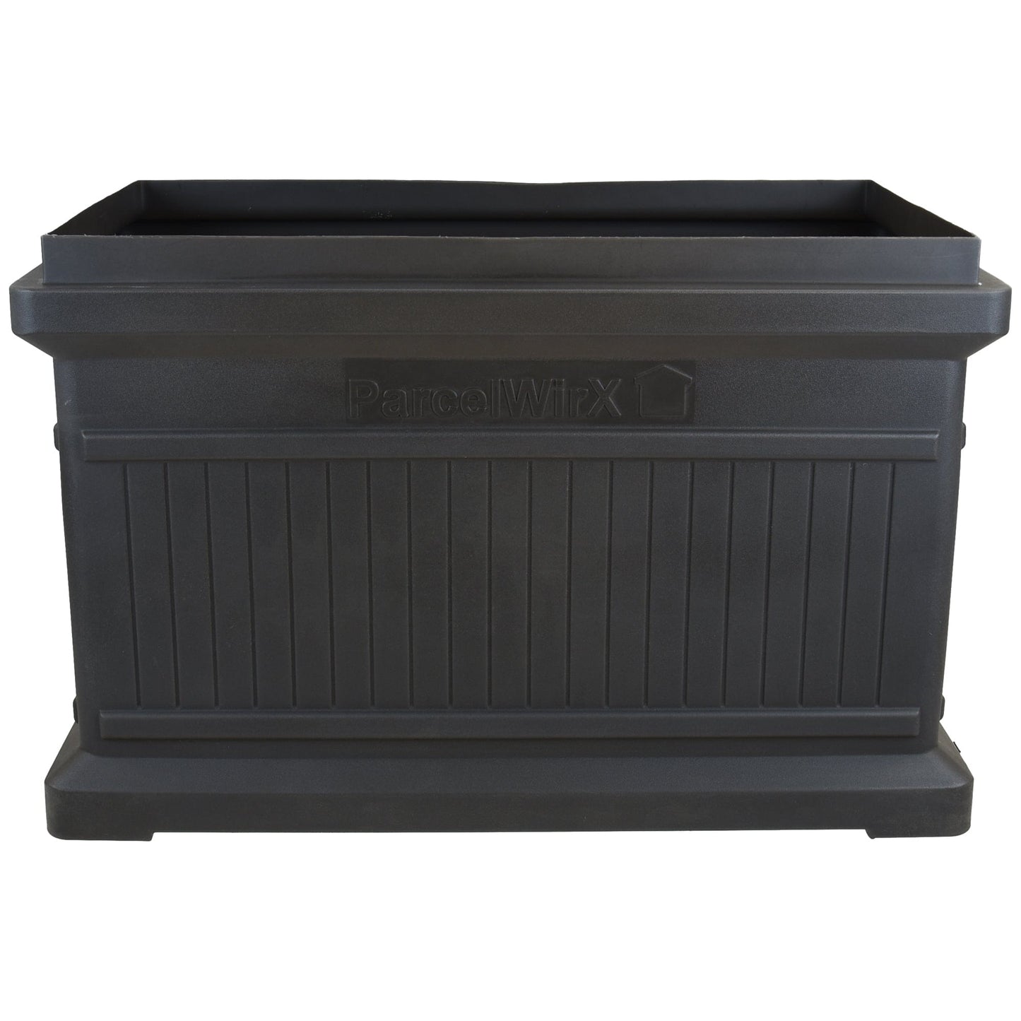 ParcelWirx Horizontal Package Delivery Box with Lift Off Lid Graphite alt 0