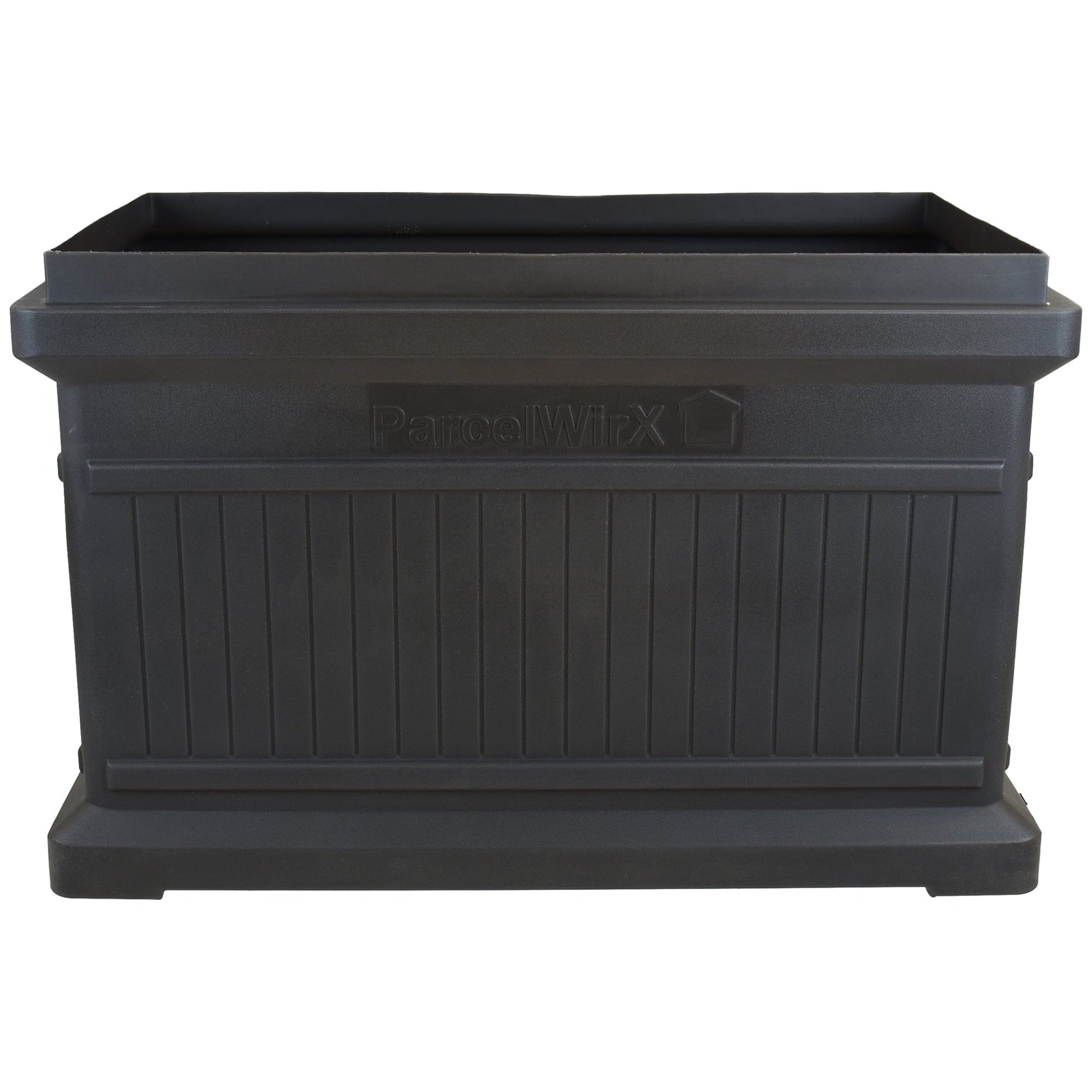 ParcelWirx Horizontal Package Delivery Box with Lift Off Lid Graphite alt 0
