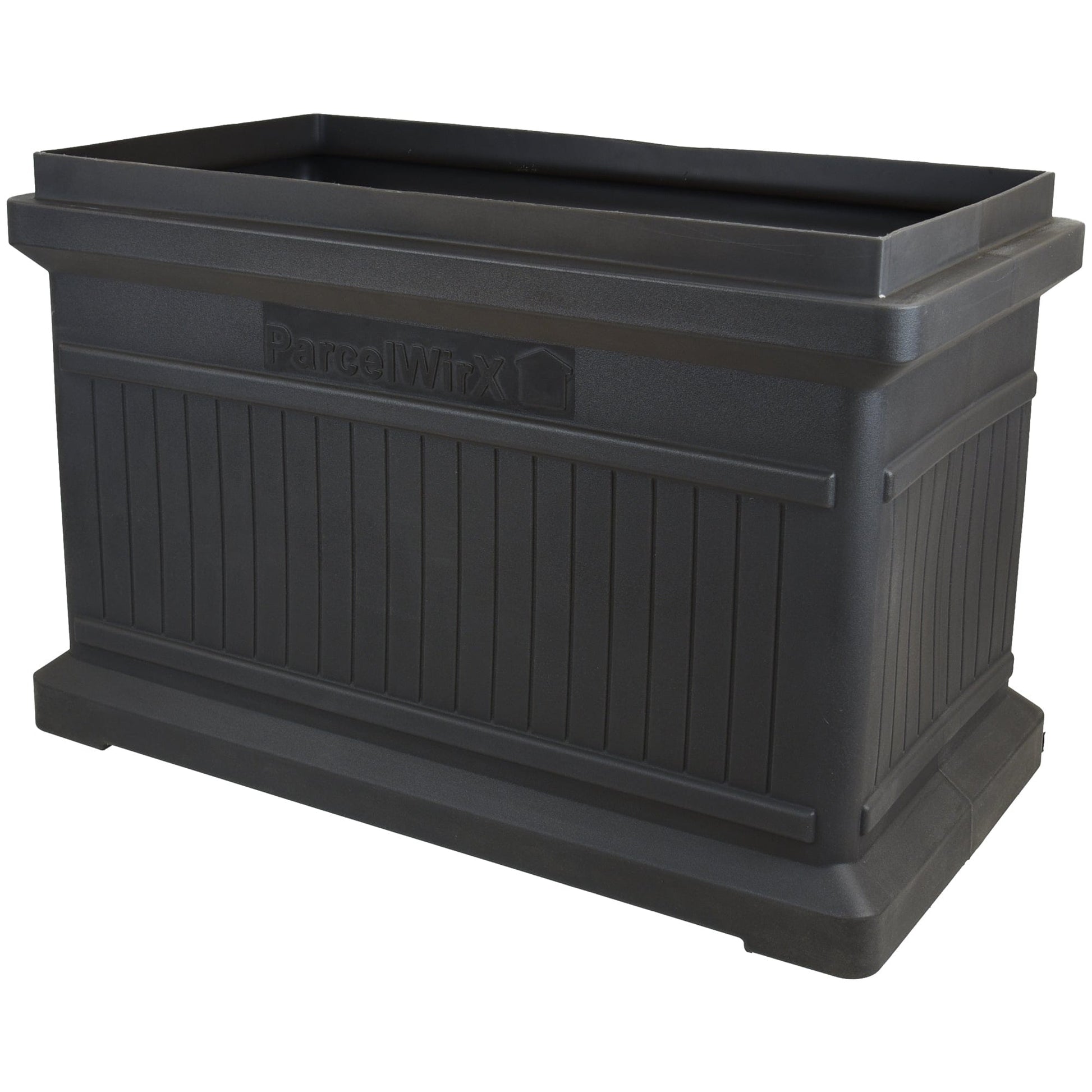 ParcelWirx Horizontal Package Delivery Box with Lift Off Lid Graphite alt 0