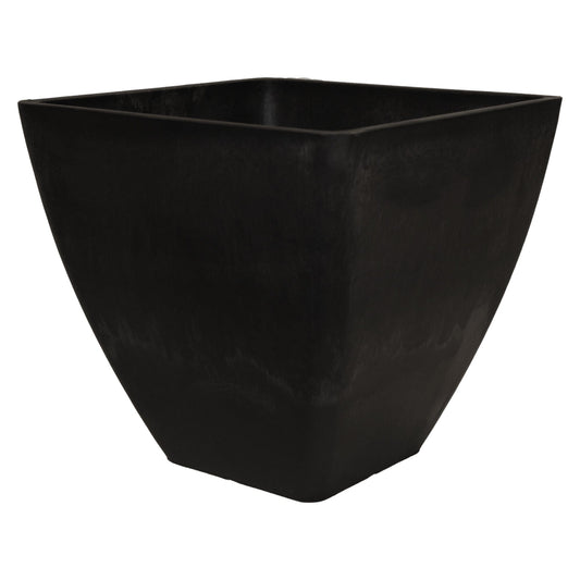12" Square Garden Planter Graphite alt 0