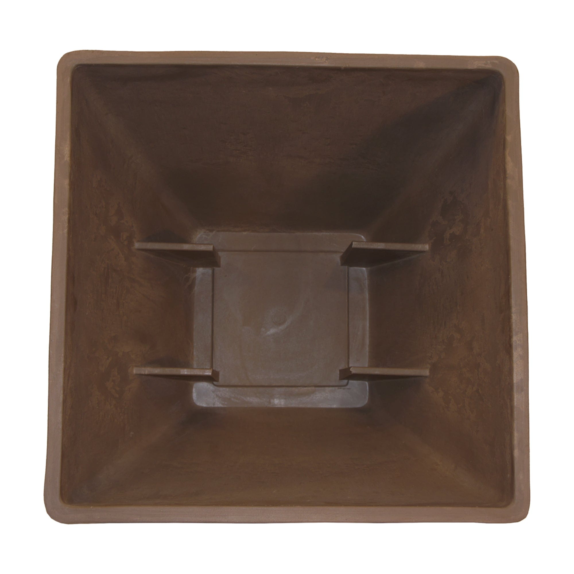 20" Square Garden Planter Oak alt 0