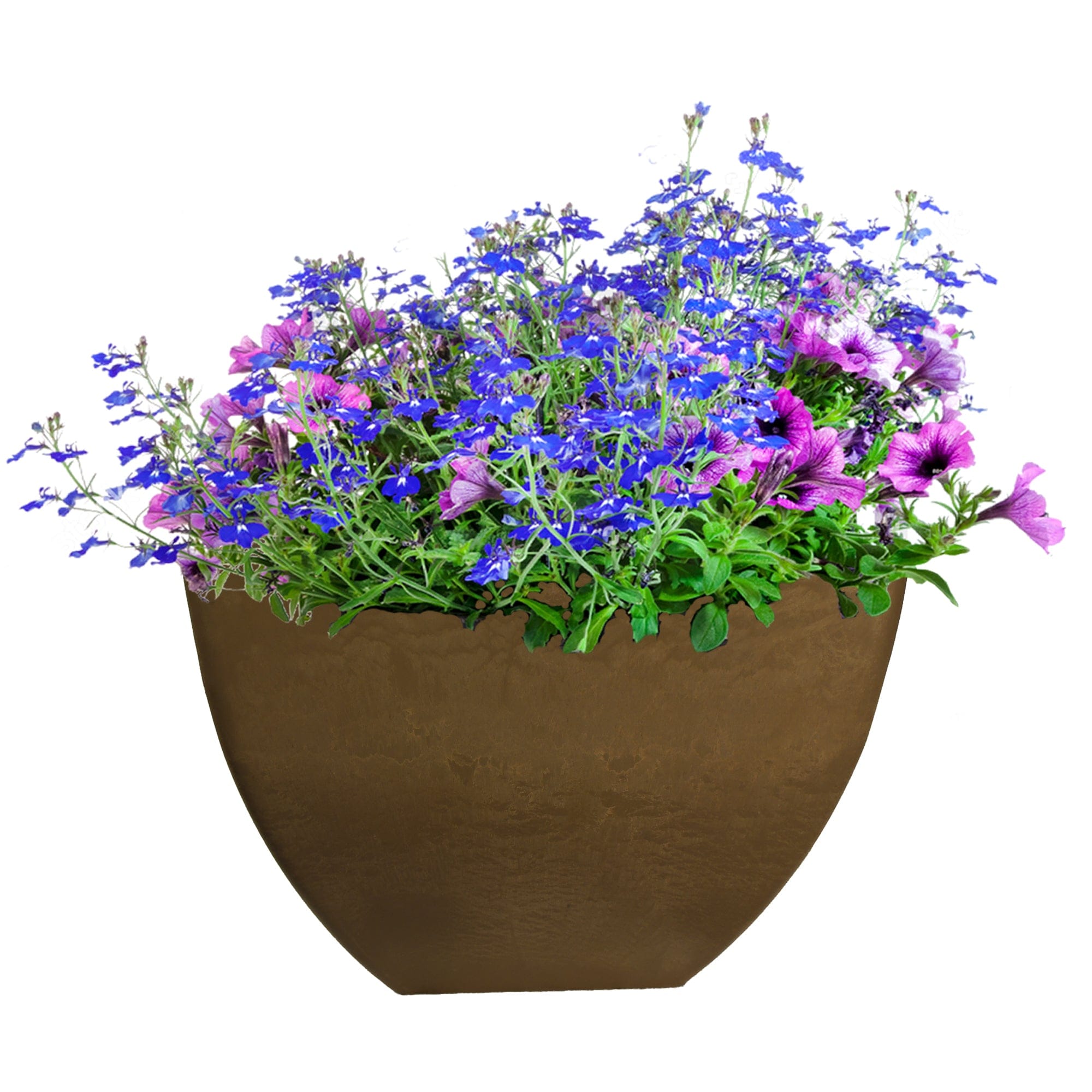 20" Square Garden Planter Oak alt 0