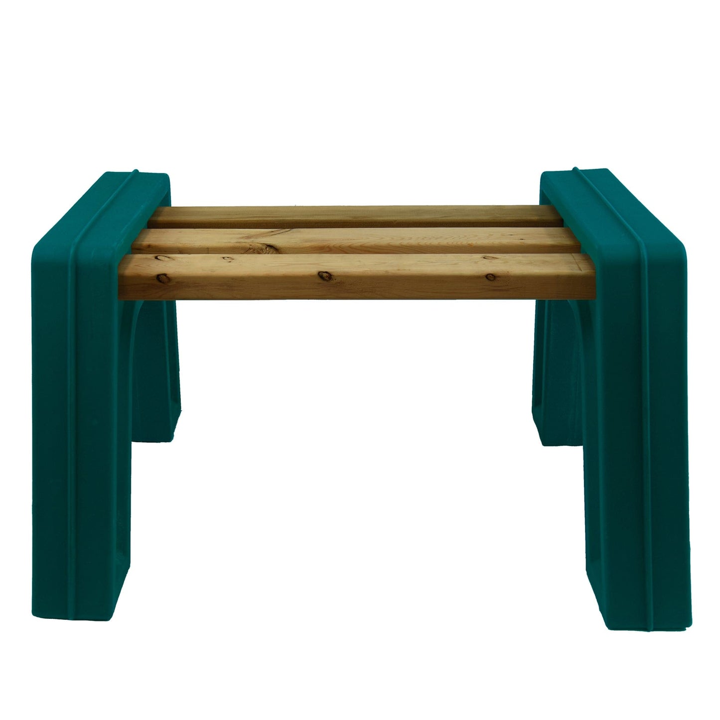 Custom Length Lightweight Backless Bench Ends Kentucky Green alt 2