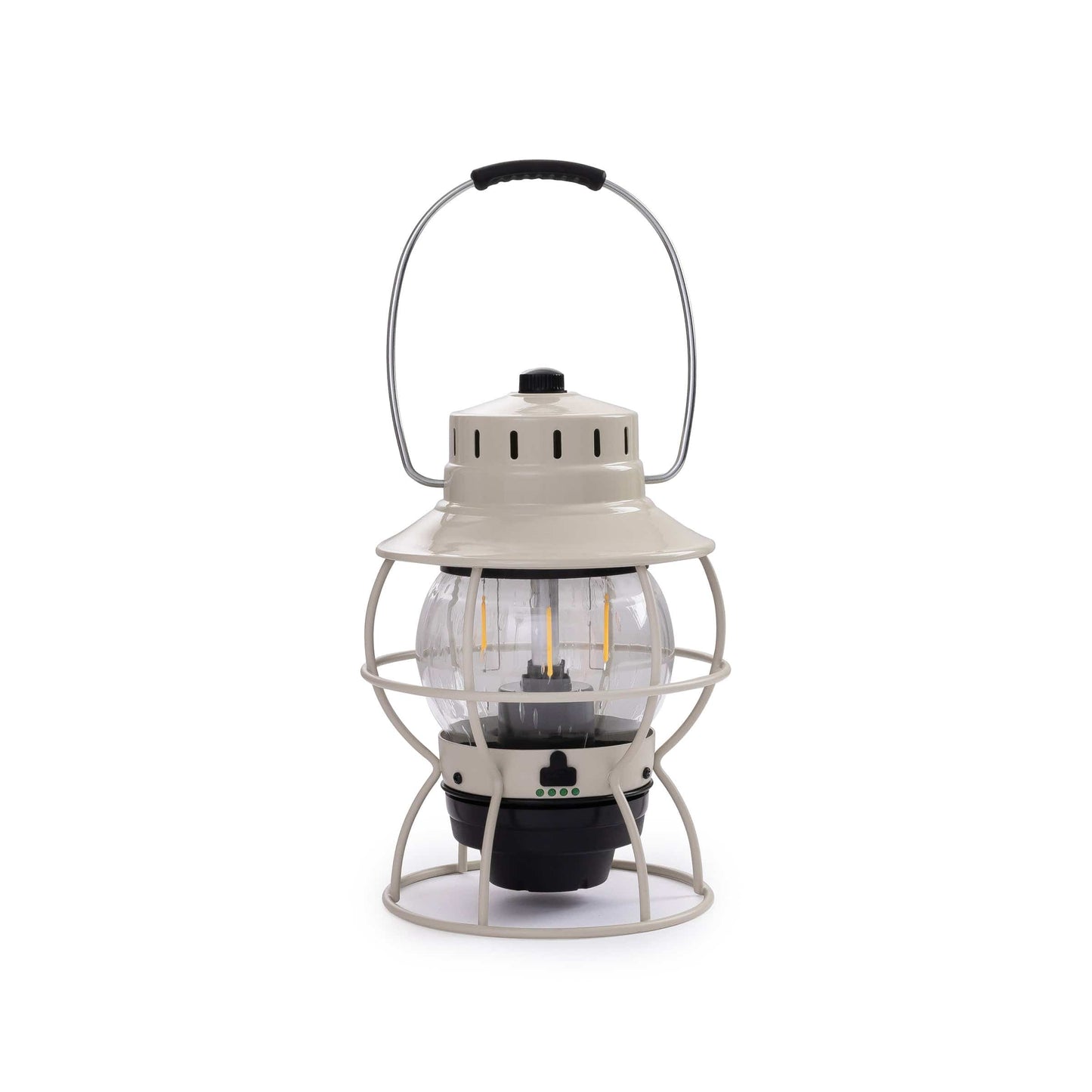 Railroad Lantern Vintage White alt 0