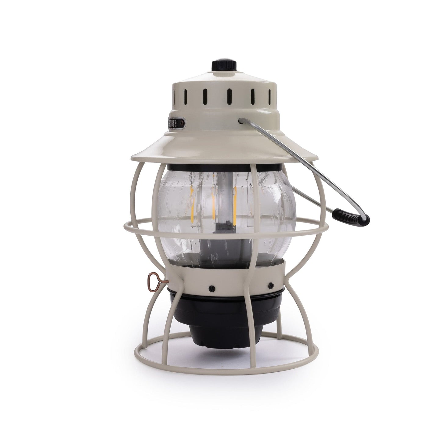 Railroad Lantern Vintage White alt 0