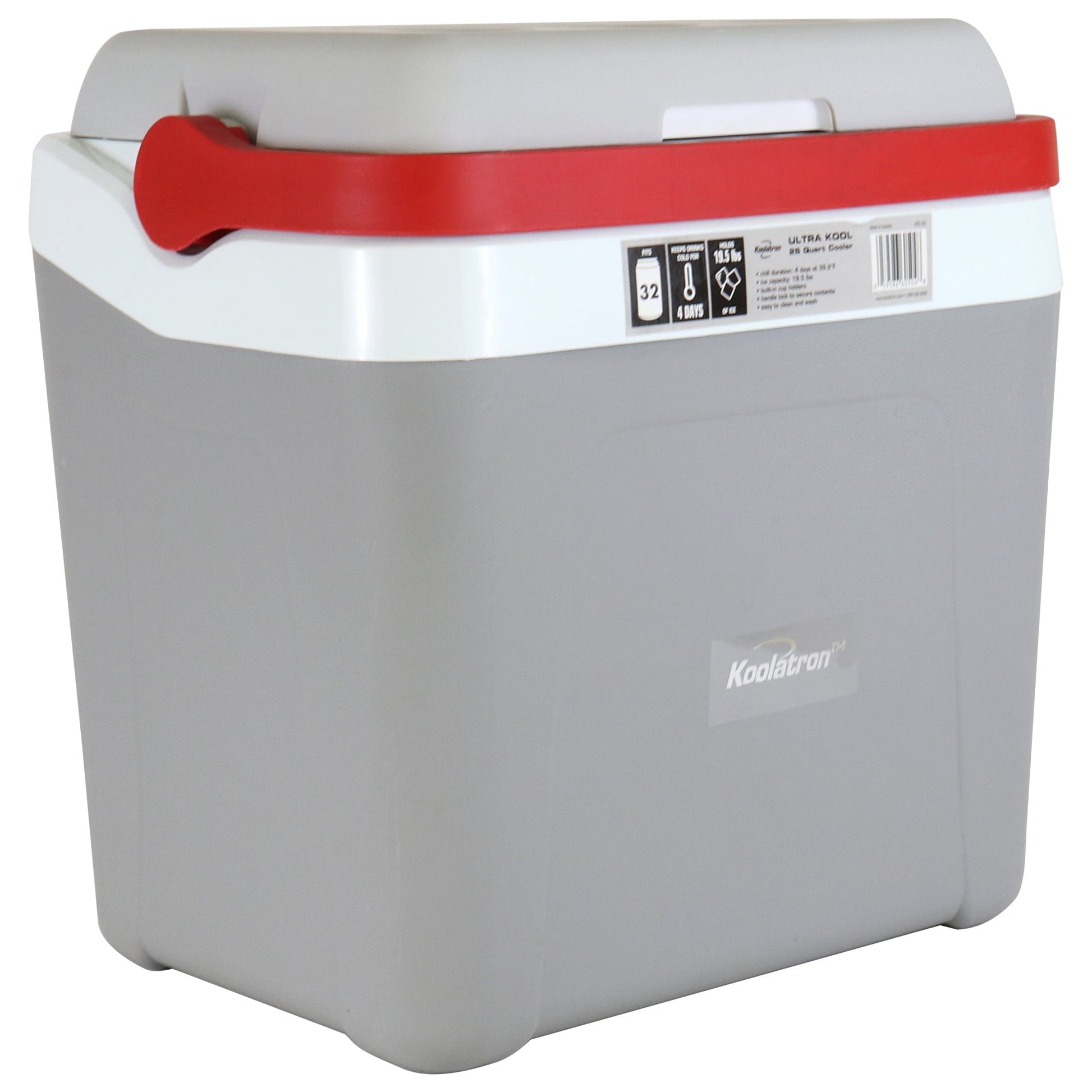Koolatron Ultra Kool Ice Chest Cooler with Carry Handle 25L alt 0