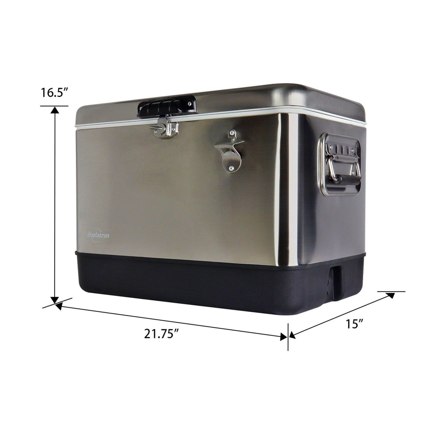 Koolatron Steel Ice Chest Cooler 54 qt. alt 0