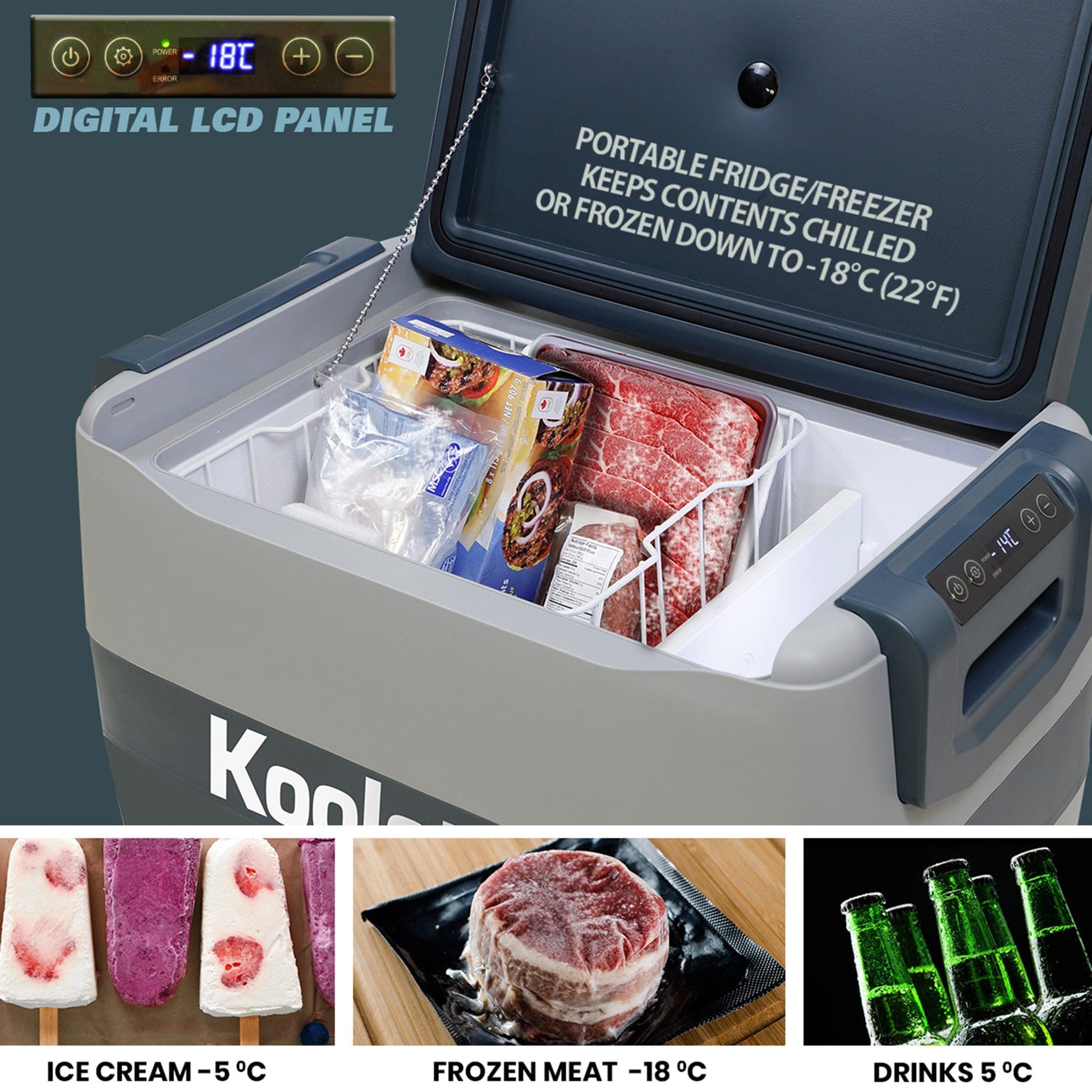 SmartKool Portable Cooler/Freezer 30L 110V AC / 12V DC alt 0