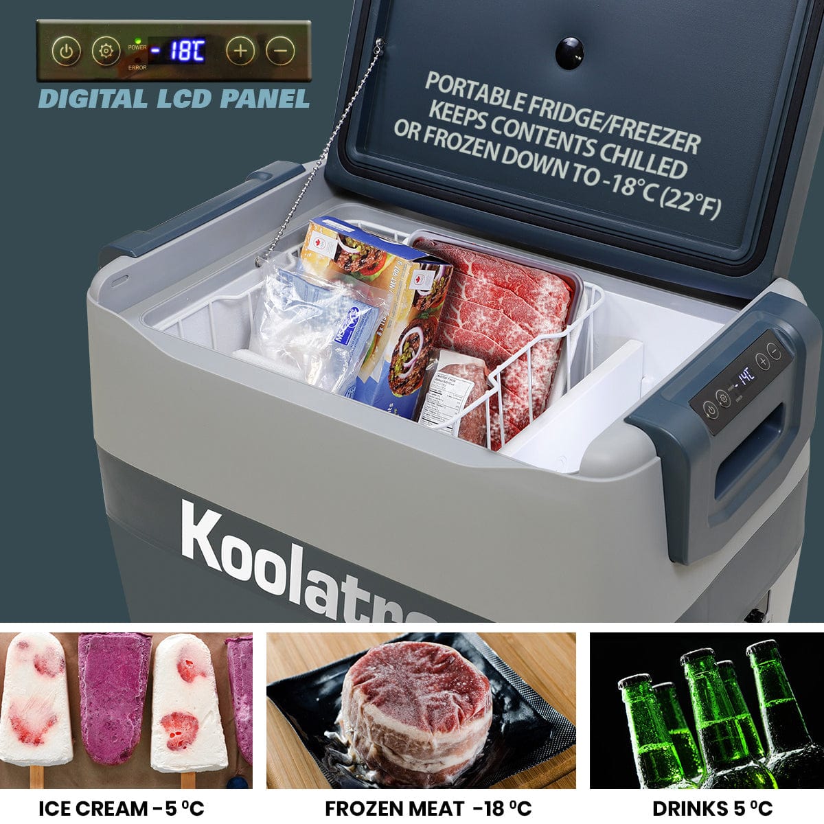 SmartKool Portable Cooler/Freezer 50L 110V AC / 12V DC alt 0