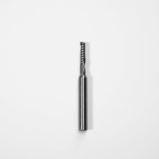 Up-Spiral O-Flute Router Bit - 5 mm CD x 20 mm CL x 8 mm SH alt 0