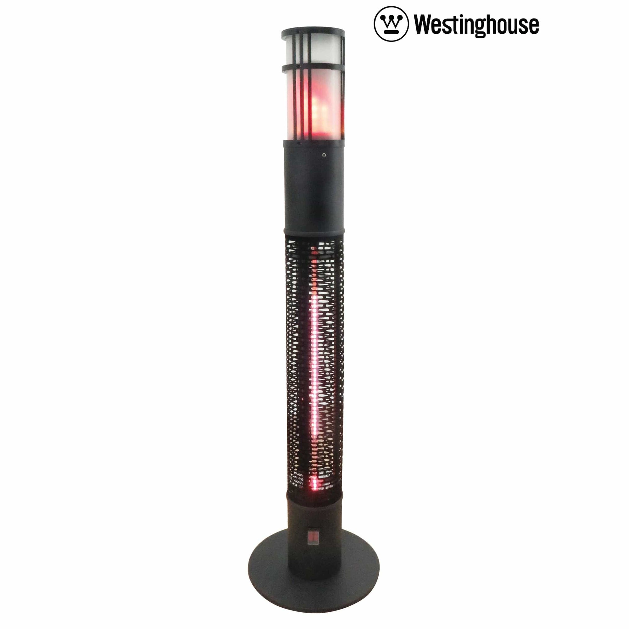 Westinghouse Infrared Electric Outdoor Heater Portable With Gold Tube and Flame alt 0
