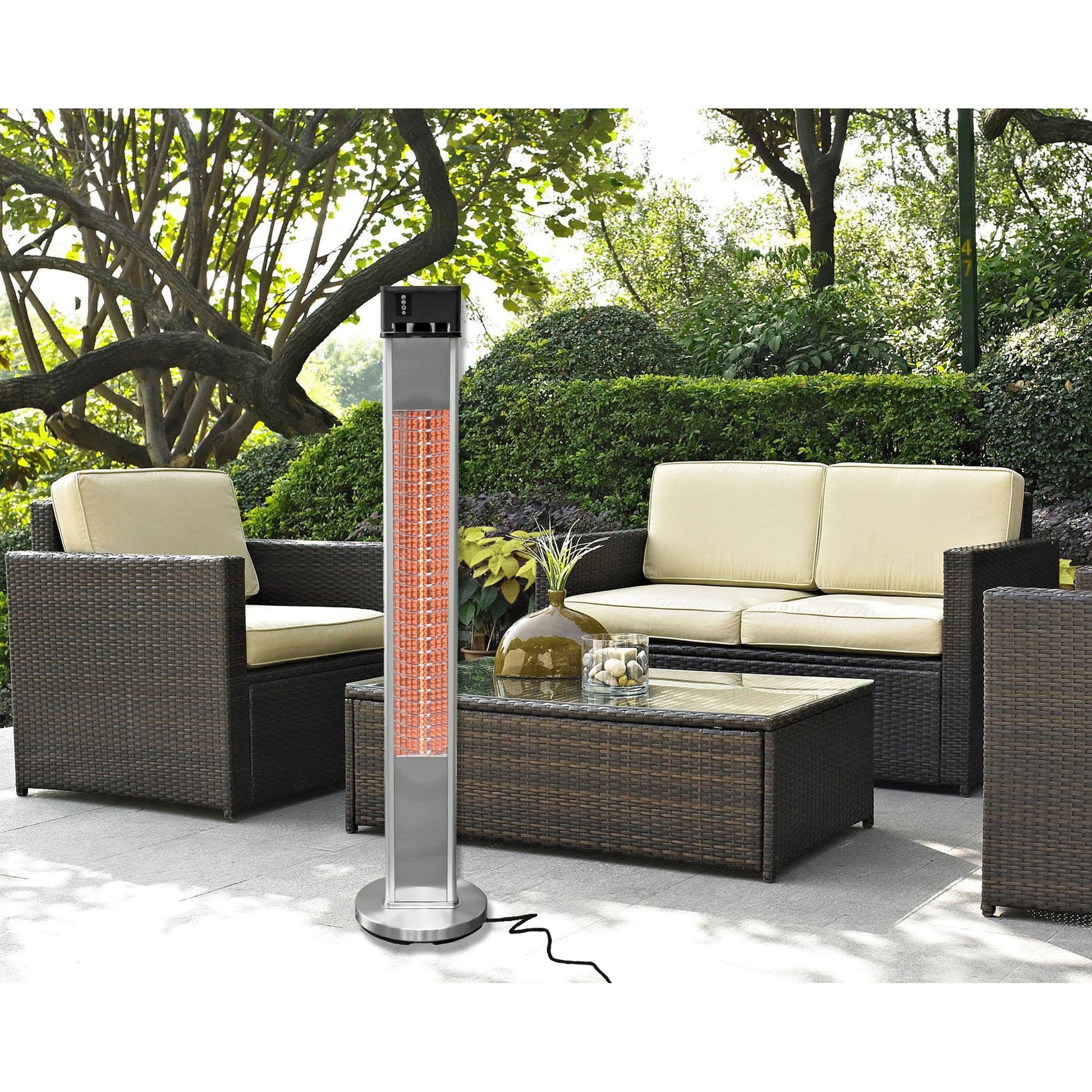 EnerG+ Infrared Electric Outdoor Heater Freestanding with Remote alt 0