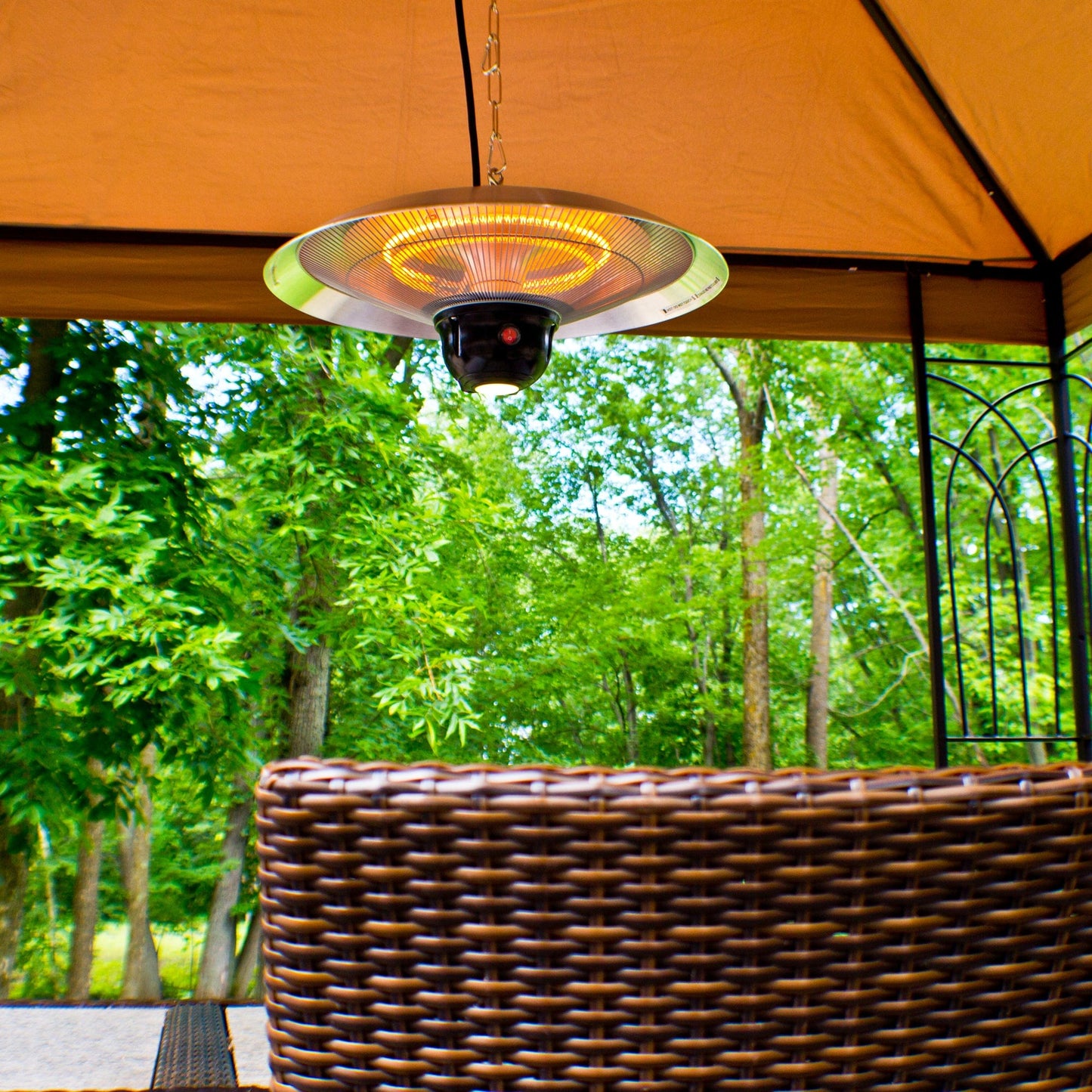 EnerG+ Infrared Electric Outdoor Heater - Hanging with LED & Remote alt 0
