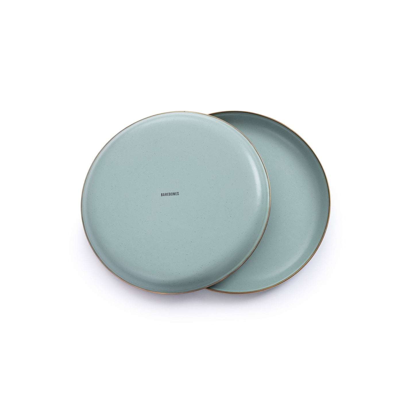 Enamel Deep Plate Set Mint Indoor/Outdoor alt 0