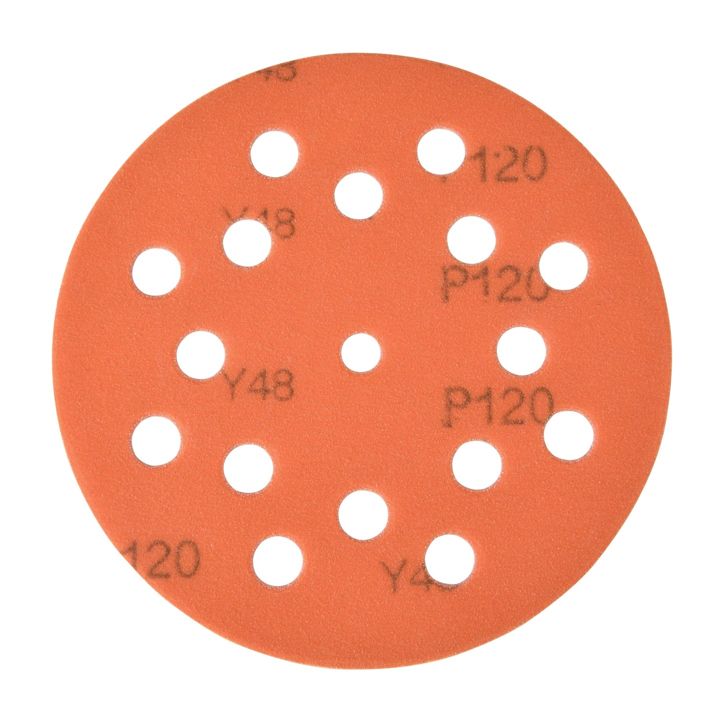 Ext. Orange 5" Sanding Disc -120g (10 Pack) alt 0