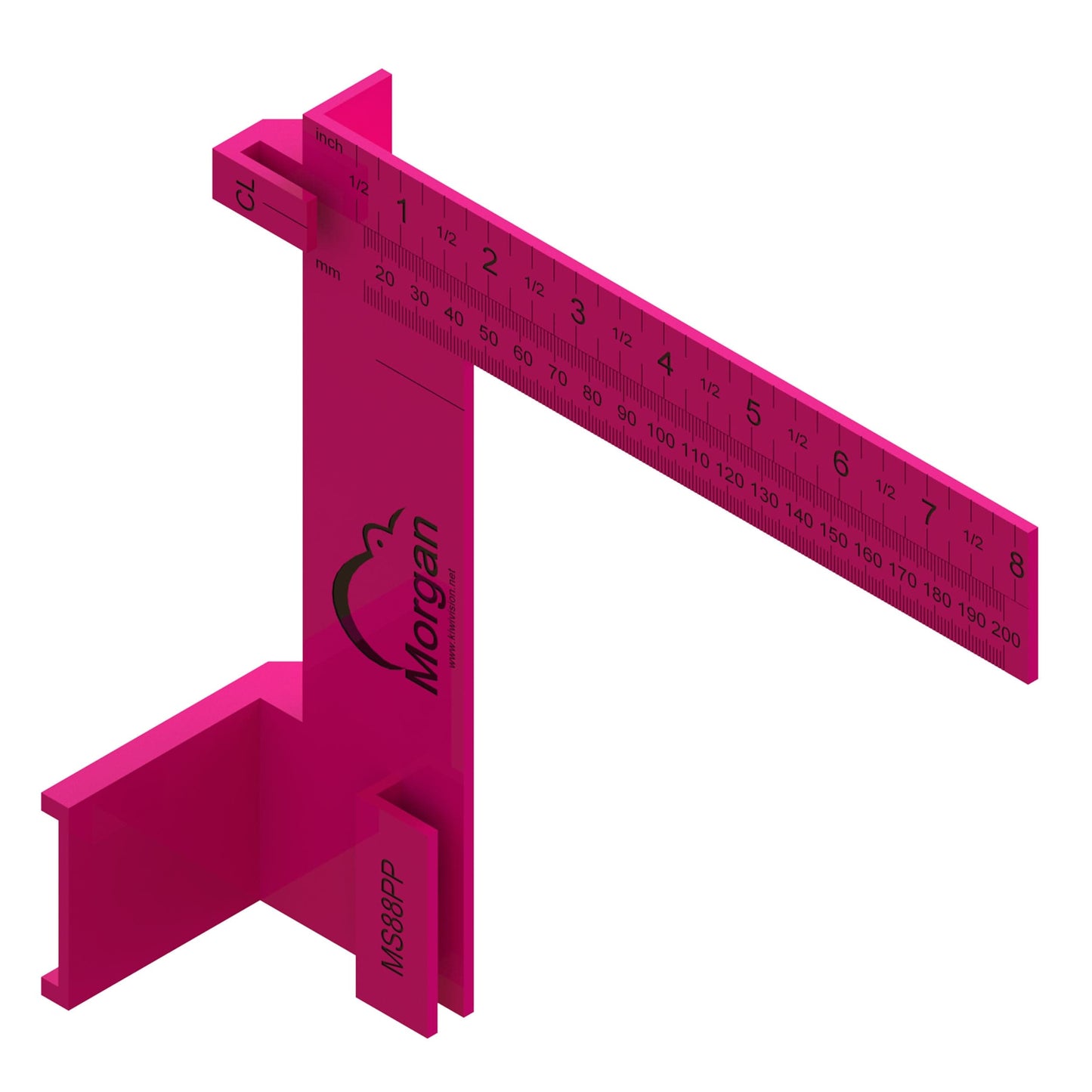 Morgan Square 8x8 Plastic Pink alt 2