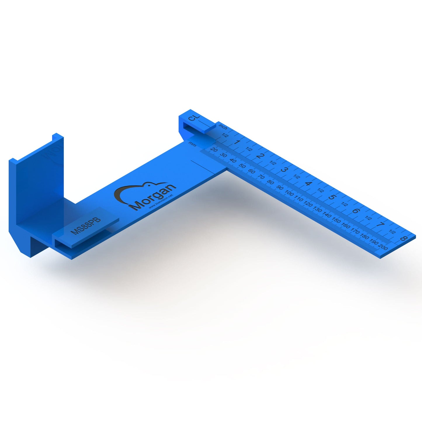 Morgan Square 8x8 Plastic Blue alt 1