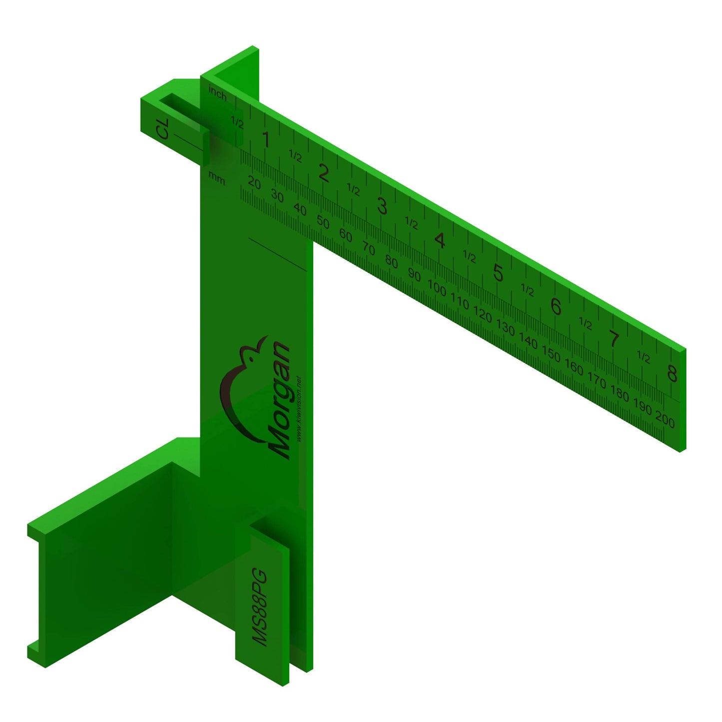 Morgan Square 8x8 Plastic Green alt 2