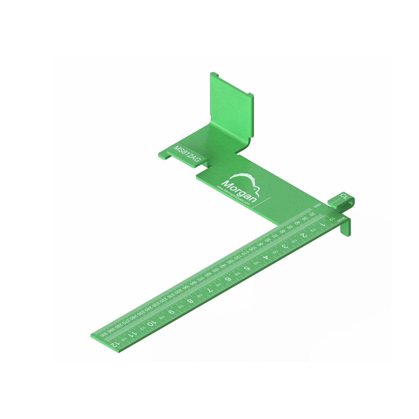MORGAN SQUARE 8X12 ALUMINUM GREEN alt 0