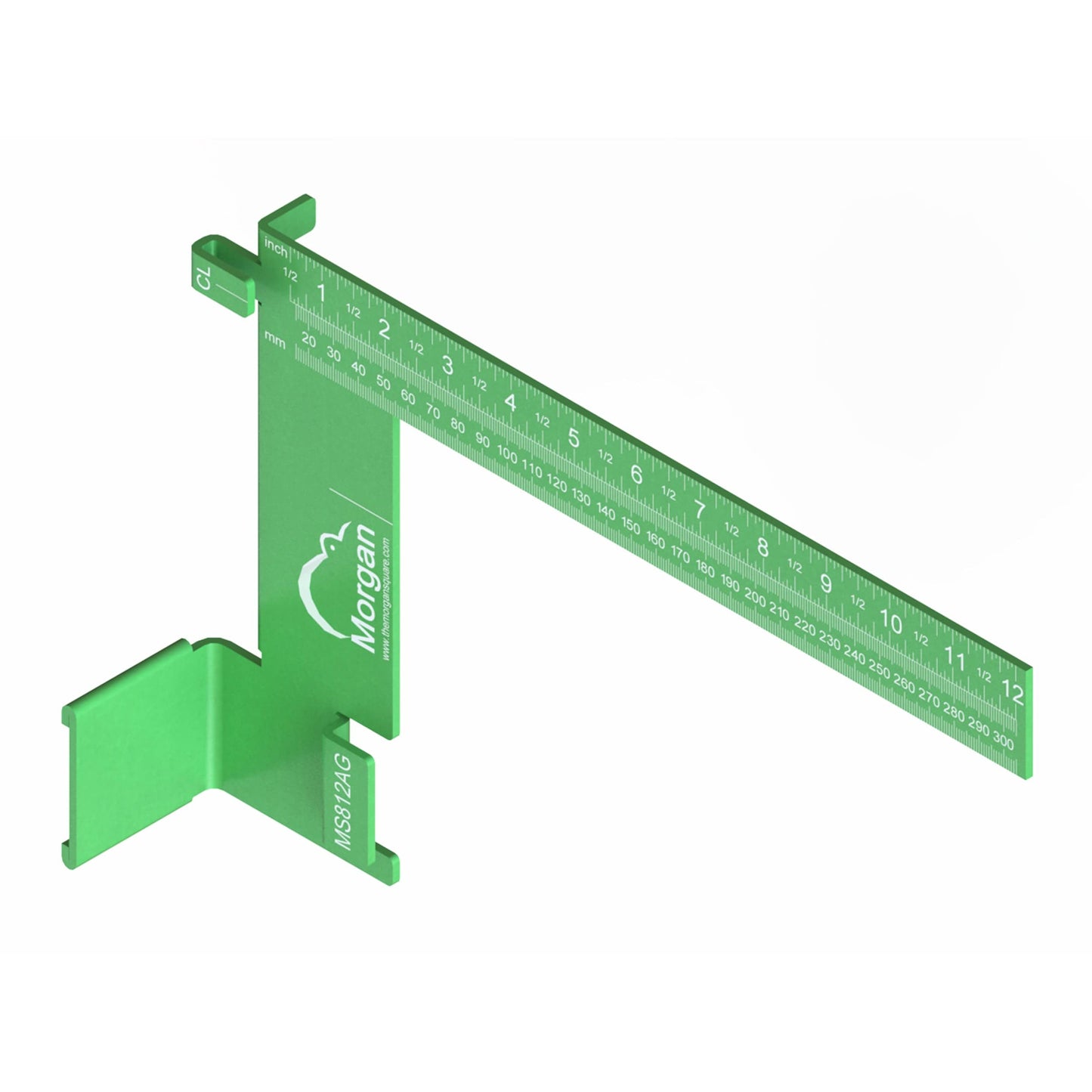MORGAN SQUARE 8X12 ALUMINUM GREEN alt 0
