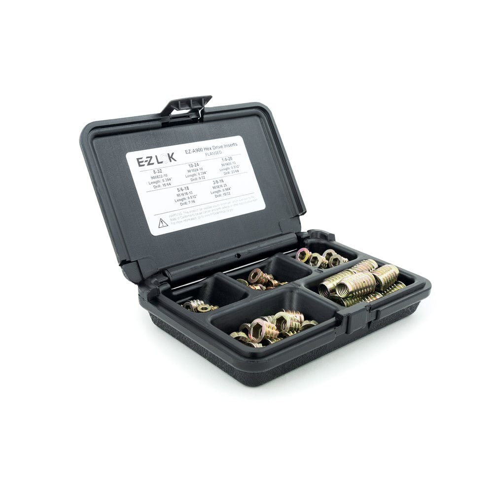 E-Z Hex Threaded Insert Assortment Kit - Flanged