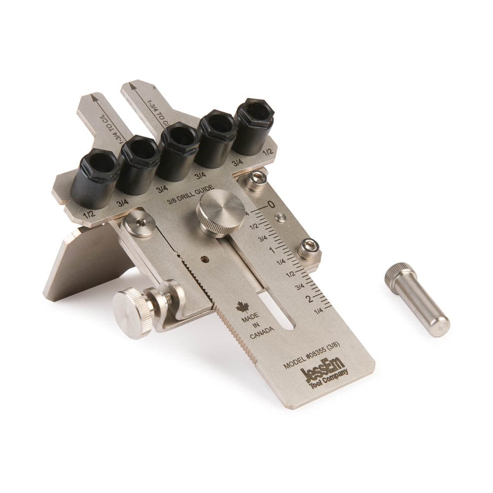 Stainless Steel Doweling Jig with Angle - 3/8"