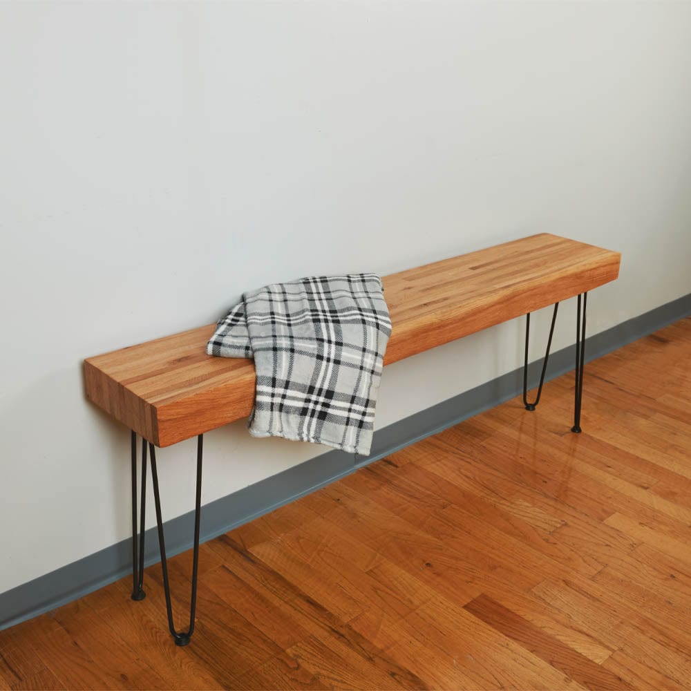 2-Wire Hairpin Leg - 20" - Black - 4 Piece