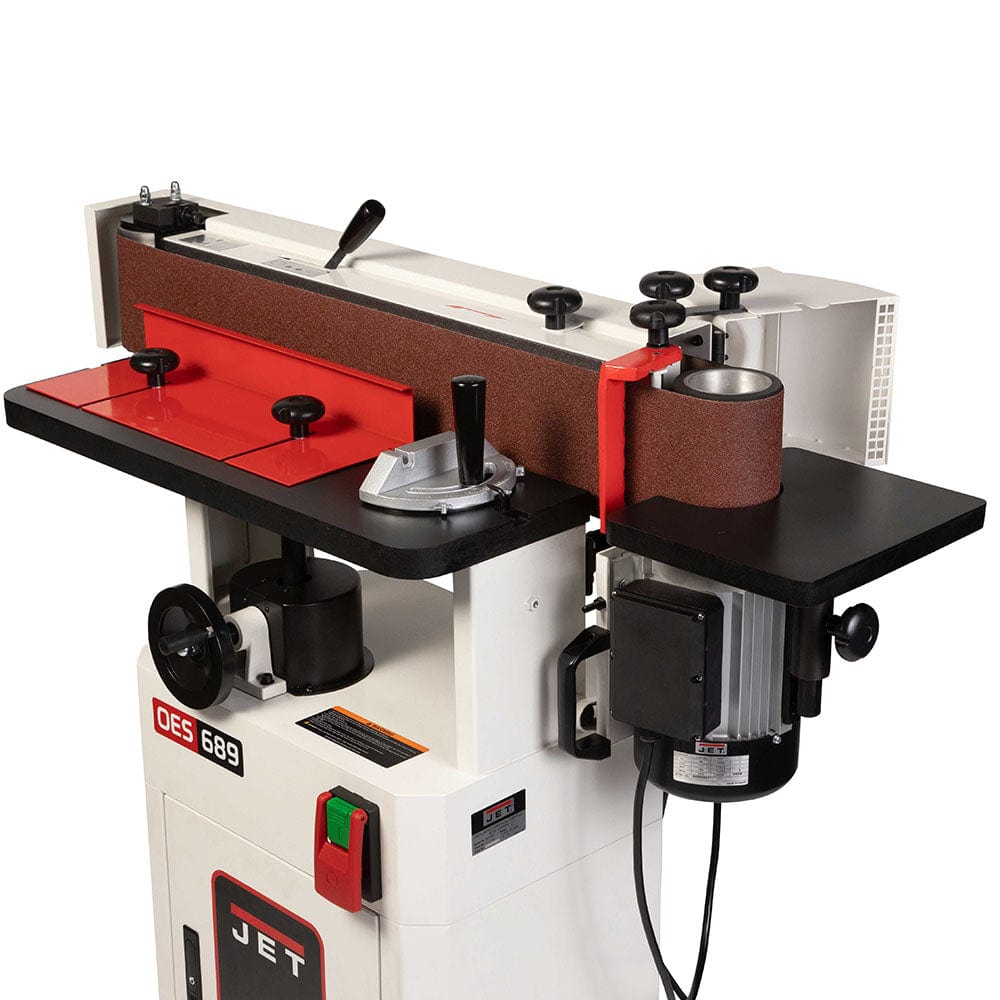 Jet Black 6" X 89" Oscillating Belt Edge Sander, 1.75HP, 1PH, 115/230V (OES-689-BLK)
