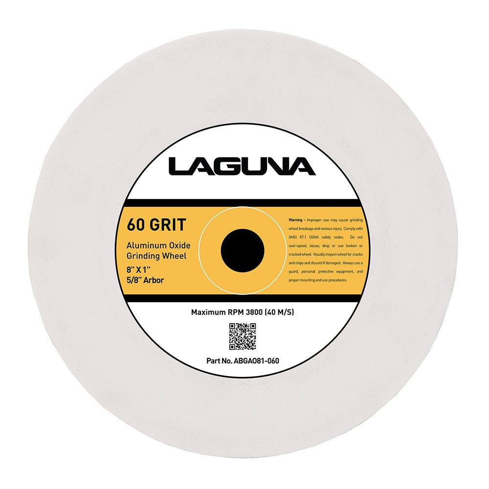 thumbnail image 2 of POWERTEC 8" X 1" Grinding Wheel 60-Grit Aluminum Oxide (5/8" Arbor) For Bench Grinders 2 of 6