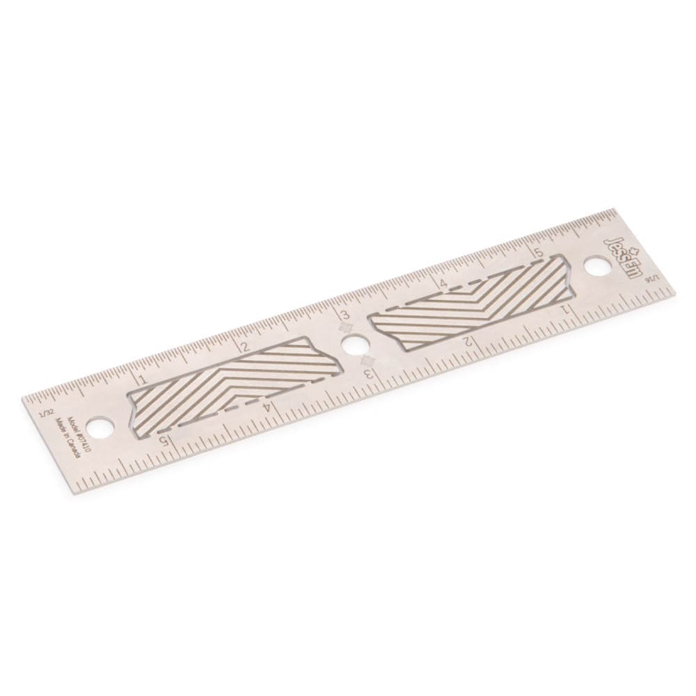 6" Stainless Steel Precision Ruler - Imperial
