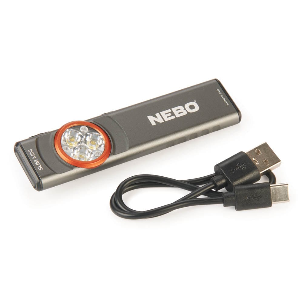 nebo 220 lumen flashlight NEBO SLIM Mini Rechargeable Pocket Light Compact Bright and Durable
