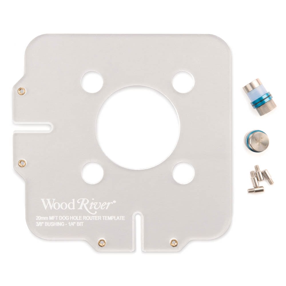MFT Dog Hole Router Template - 20 mm