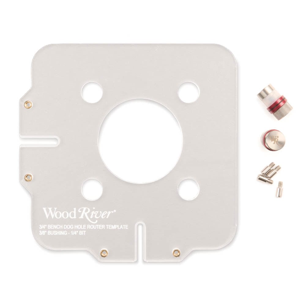 3/4" Bench Dog Hole Router Template