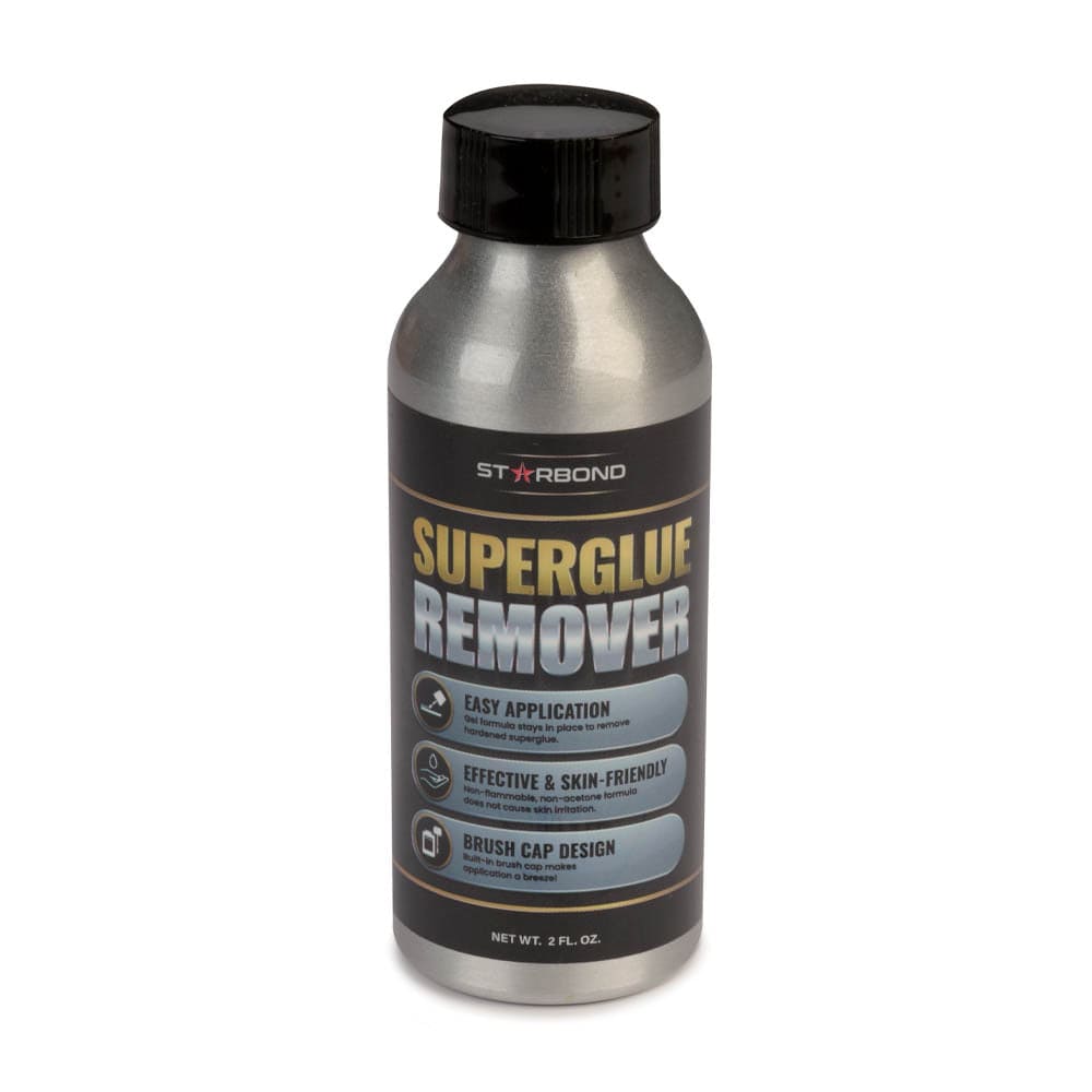 Brush On Super Glue Remover - CA Glue Debonder - 2 oz