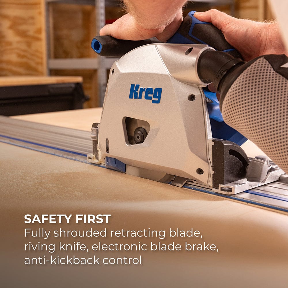 Ionic Drive 6-1/2" Plunge Cut Track Saw - 20V