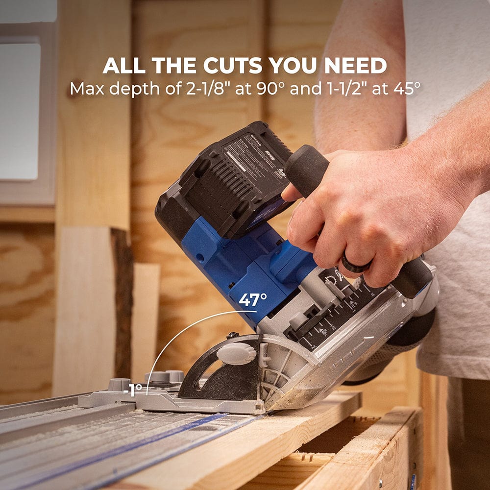 Ionic Drive 6-1/2" Plunge Cut Track Saw - 20V