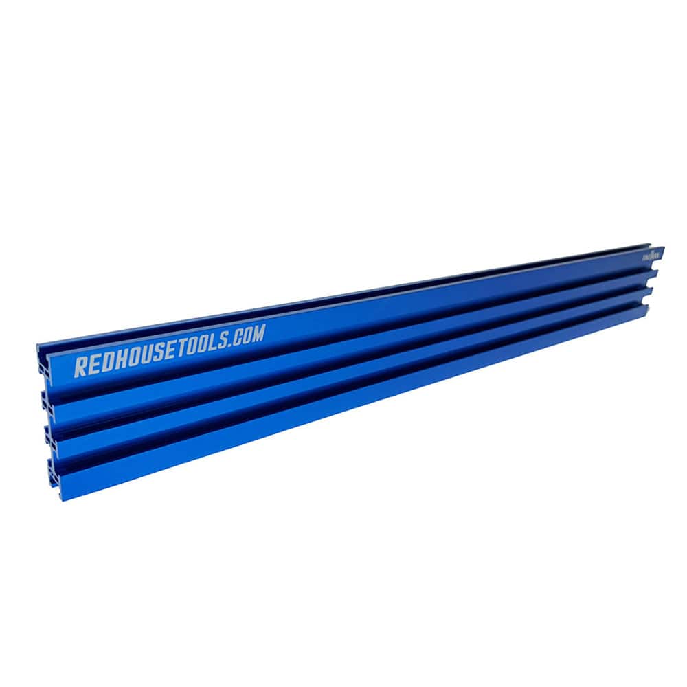 24" Universal Aluminum Woodworking Multi-Track- Blue- 1 Piece