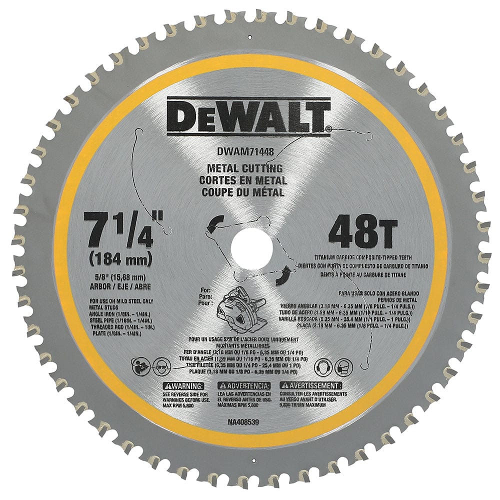 7-1/4" 48T Metal Cutting Saw Blade
