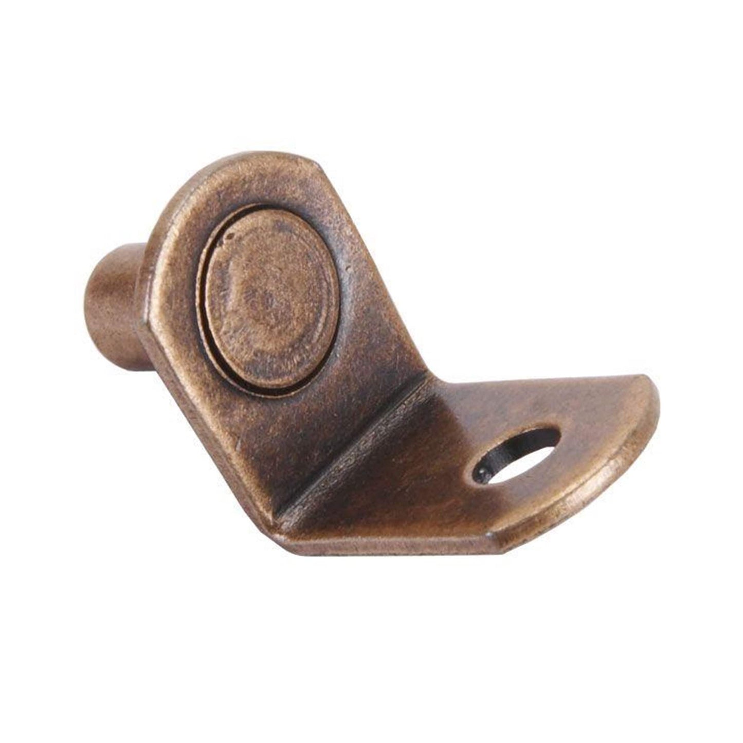 Bracket Style with Hole Shelf Support - 1/4" Pin - Bronze - 25 Pack alt 0