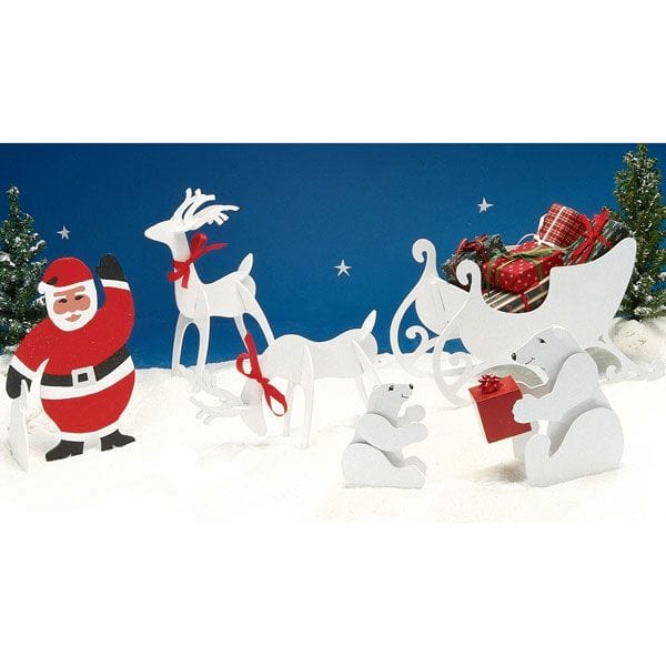 Woodworking Project Paper Plan to Build Tabletop Christmas Figures alt 0