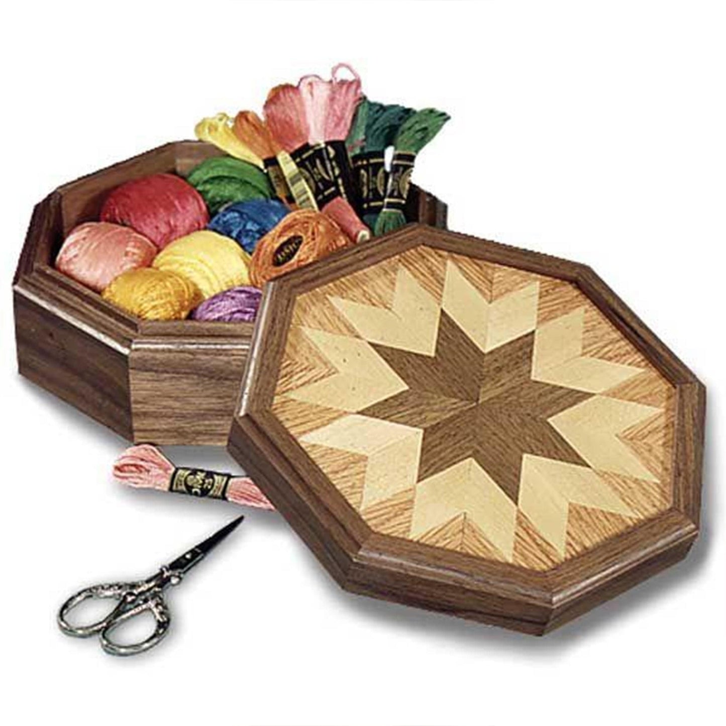 Downloadable Woodworking Project Plan to Build Country All-Star Keepsake Box alt 0