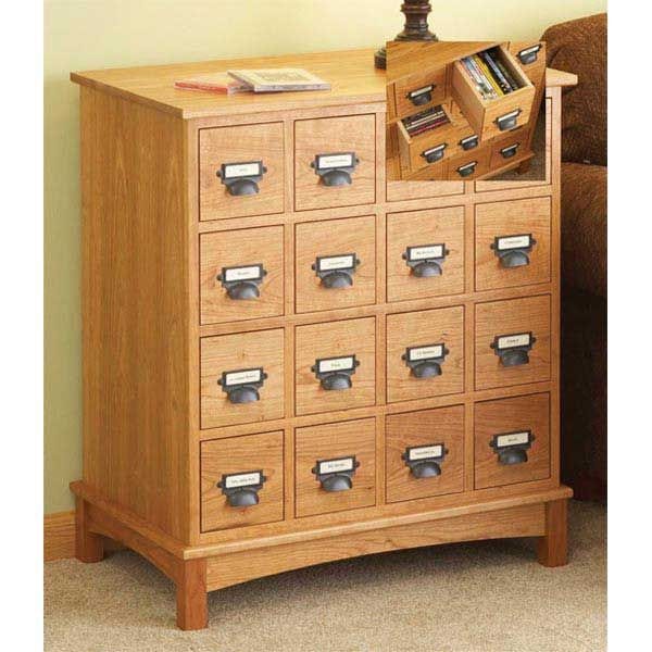 Woodworking Project Paper Plan to Build Media Cabinet alt 0