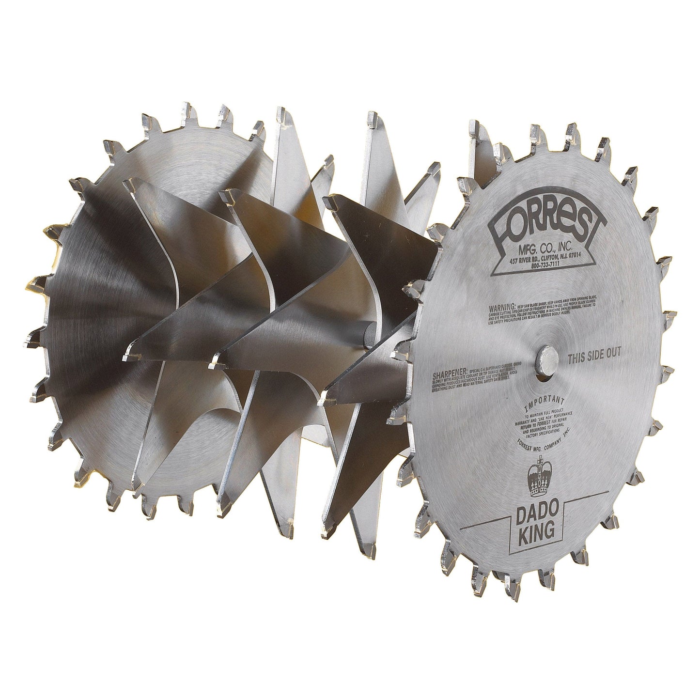 Circular Saw 10" Dado King Set, 5/8" Bore alt 0